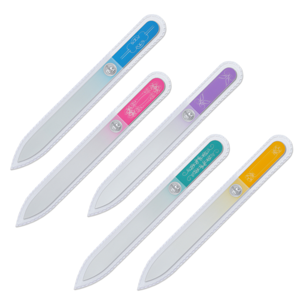 

Пилка для ногтей BOHEMIA Czech Nail Files 135330 цветная с орнаментом стекло
