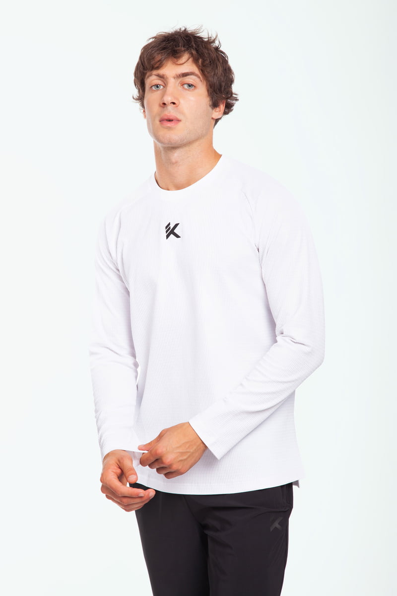 

Лонгслив мужской Anta KT A-COOL 852331403 белый L, KT A-COOL 852331403