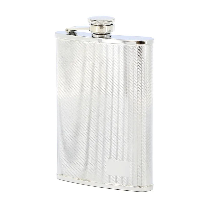 

FashionableElegant Фляга S.Quire 0,24 л, сталь, серебристый цвет с рисунком