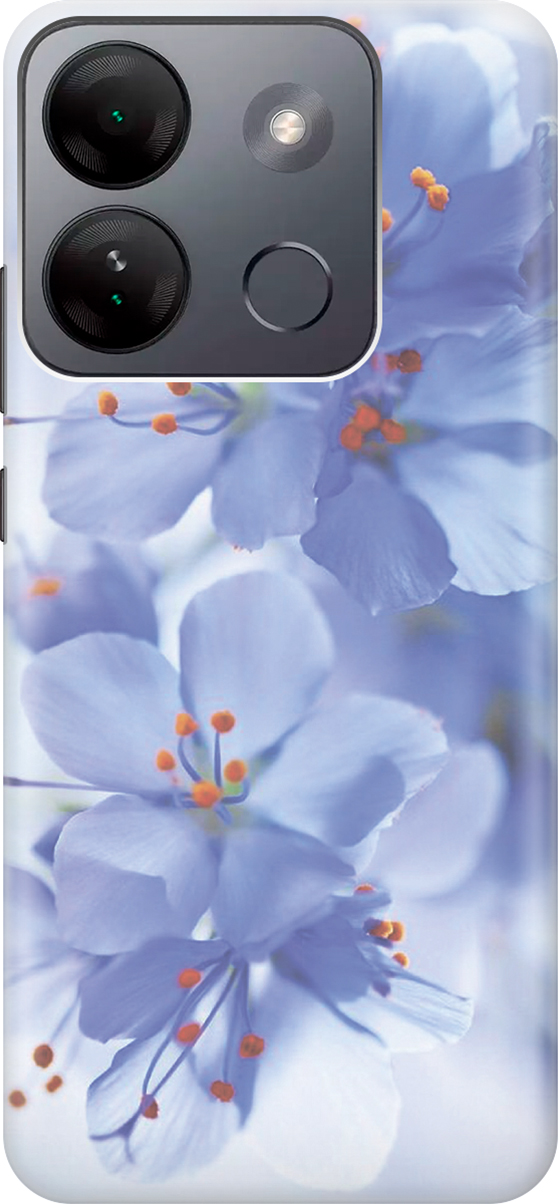 

Силиконовый чехол на Infinix Smart 7 HD, Голубой;фиолетовый;серый, 159430