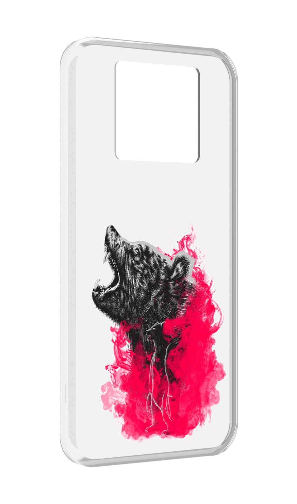 

Чехол MyPads медведь в дымке для Black Shark 3 5G / Black Shark 3S, Прозрачный, Tocco