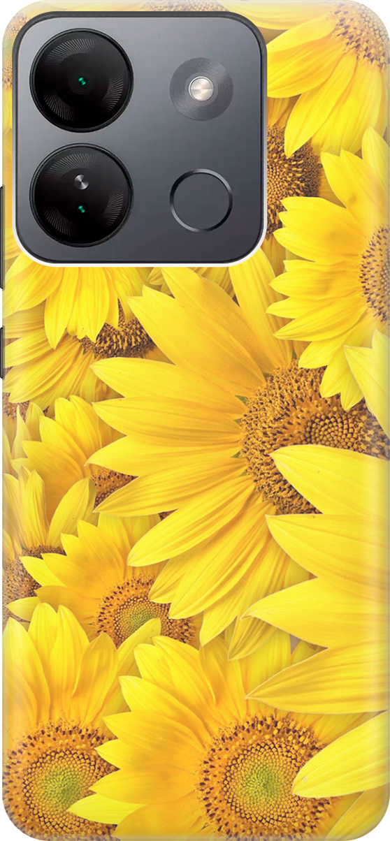 

Силиконовый чехол на Infinix Smart 7 HD, Желтый;коричневый, 159430