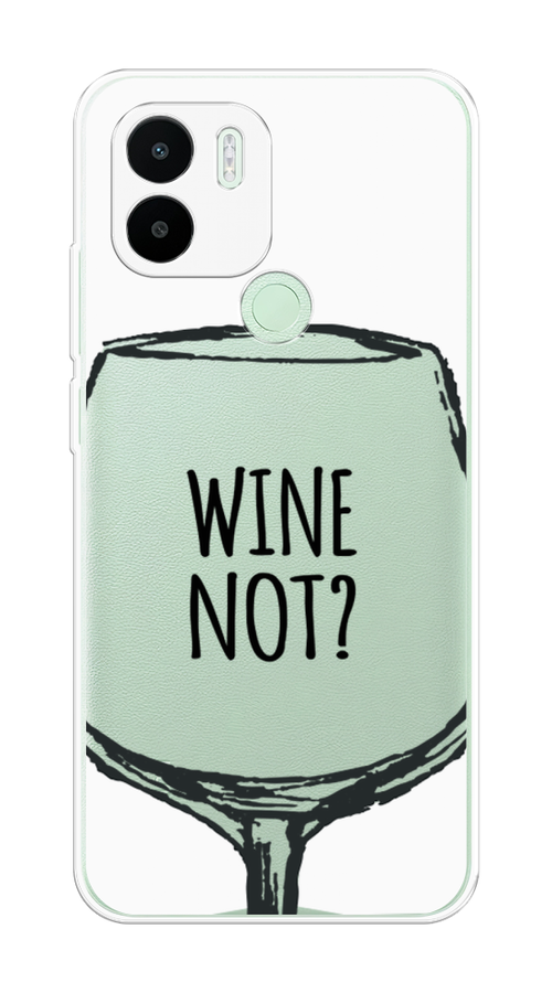 

Чехол на Xiaomi Redmi A1+/Redmi A2+ "Wine not white", Белый, 318550-6