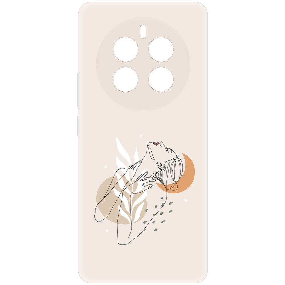 

Чехол-накладка Krutoff Soft Case Женственность для Realme 12 Pro 5G черный
