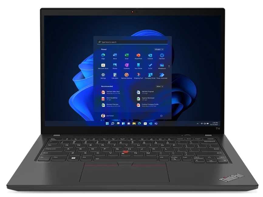 Ноутбук Lenovo ThinkPad T14 Gen 3 черный (21AH00C3AU)