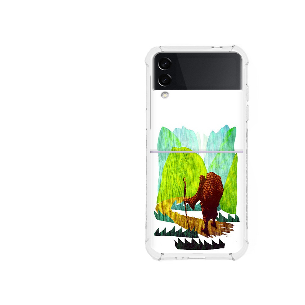 

Чехол MyPads Tocco для Samsung Galaxy Z Flip 3 Лесная тропа (PT226934.584.106), Прозрачный, Tocco
