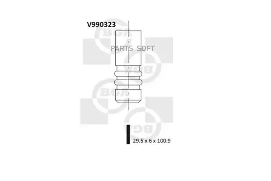 

Клапан впускной BGA v990323