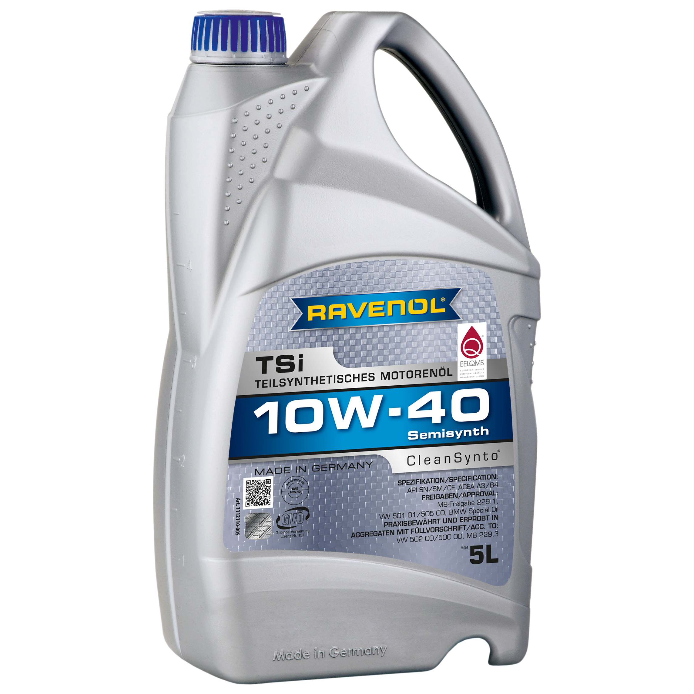 Моторное масло Ravenol полусинтетическое tsi 10w40 5л