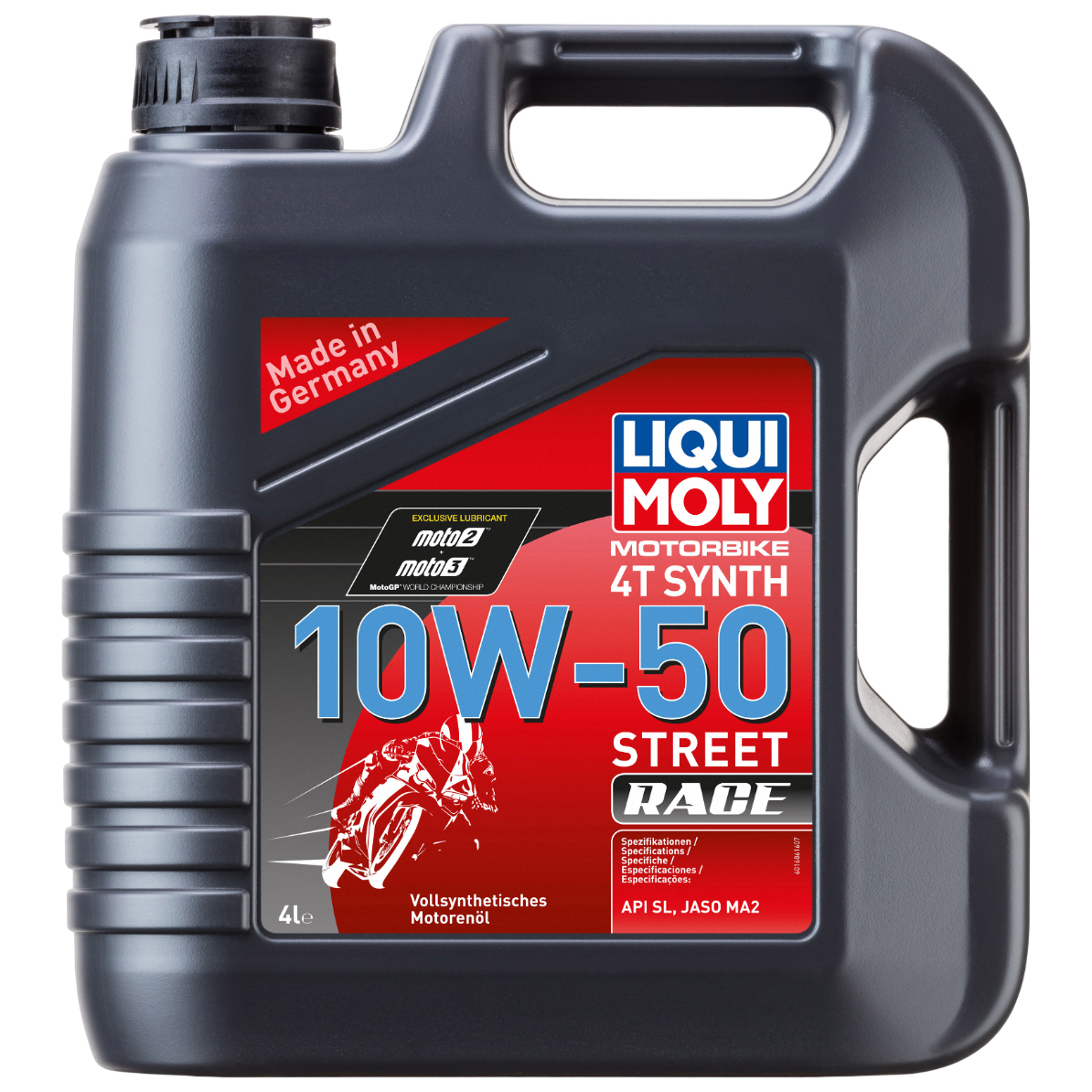 Моторное масло LIQUI MOLY синтетическое Racing Synth 4T 10W50 4л