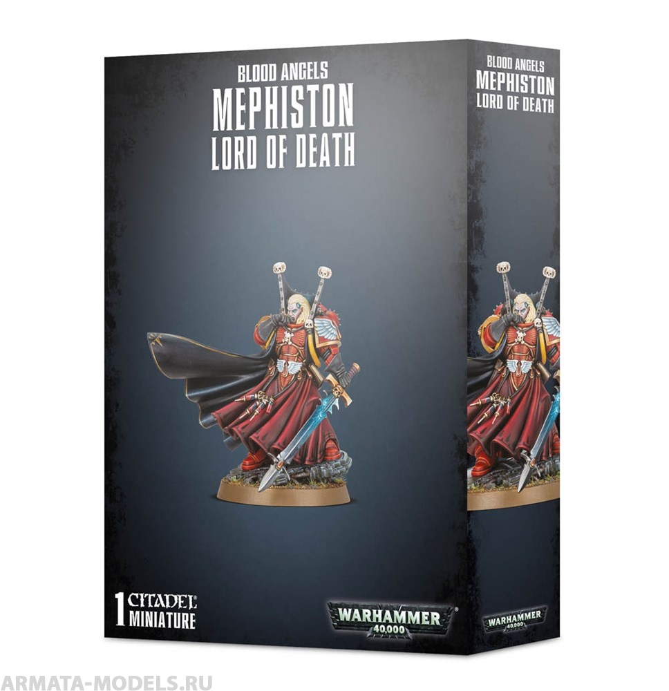 

Набор Games Workshop кровавые ангелы мефистон владыка смерти