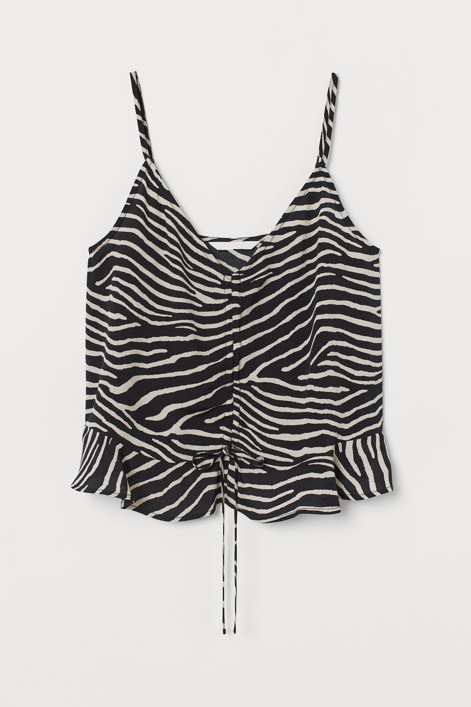 

Топ женский H&M 762188002 черный 40 EU, 7621880