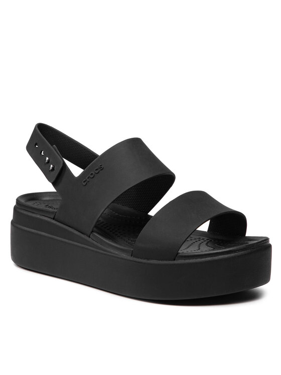 

Сандалии Brooklyn Low Wedge W 206453 Crocs Черный 36,5 EU, Brooklyn Low Wedge W 206453