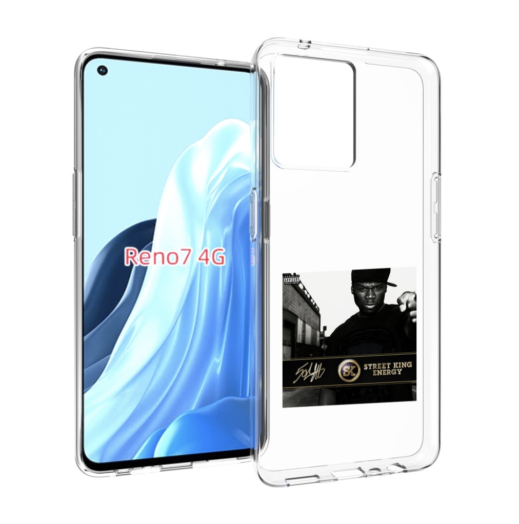 

Чехол MyPads 50 Cent - Street King Energy для OPPO RENO 7 4G, Прозрачный, Tocco