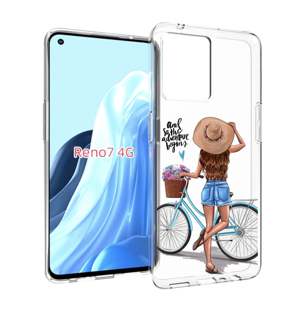 

Чехол MyPads Adventure женский для OPPO RENO 7 4G, Прозрачный, Tocco