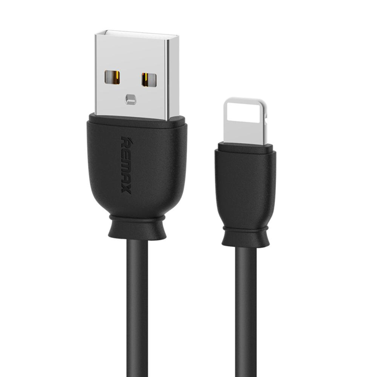 фото Кабель lightning - usb remax 1 м черный