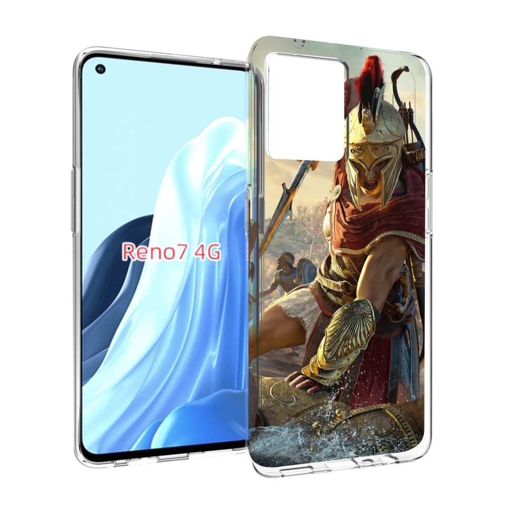 

Чехол MyPads Assassin's Creed Odyssey Kassandra мужской для OPPO RENO 7 4G, Прозрачный, Tocco