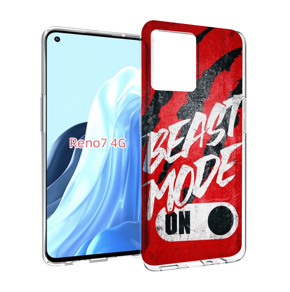 

Чехол MyPads BEAST inside You для OPPO RENO 7 4G, Прозрачный, Tocco