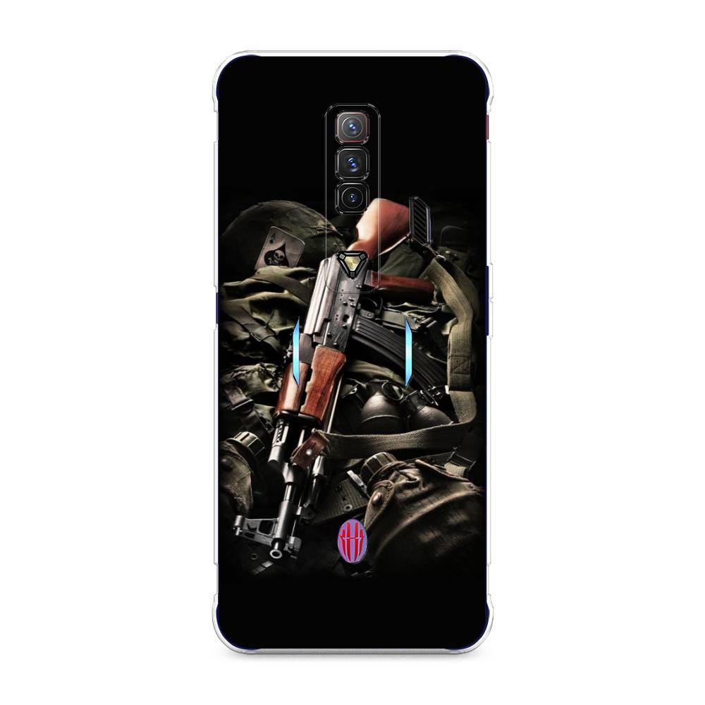 

Чехол Awog на ZTE Nubia Red Magic 7 / ЗТЕ Нубиа Ред Мэджик 7 "Автомат", Разноцветный, 135950-5