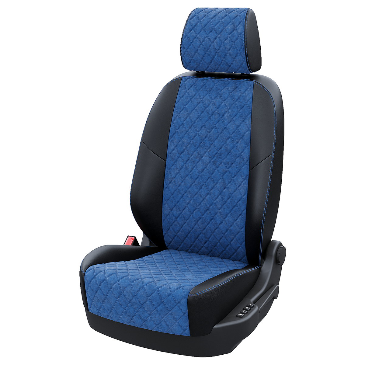 

Чехлы на сиденья Автодруг для Лада Niva Travel A1412DS2039 Алькантара ромб Черный Синий, Синий;черный, A1412