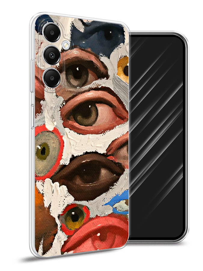 

Чехол Awog на Samsung Galaxy A05s "Глаза масляная живопись", Серый;бежевый;красный, 2108850-1