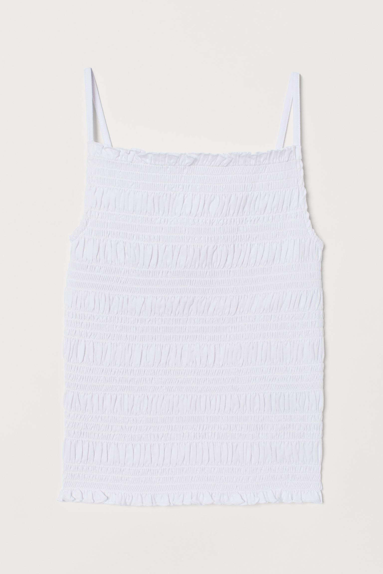 

Топ женский H&M 907696001 белый L, 9076960