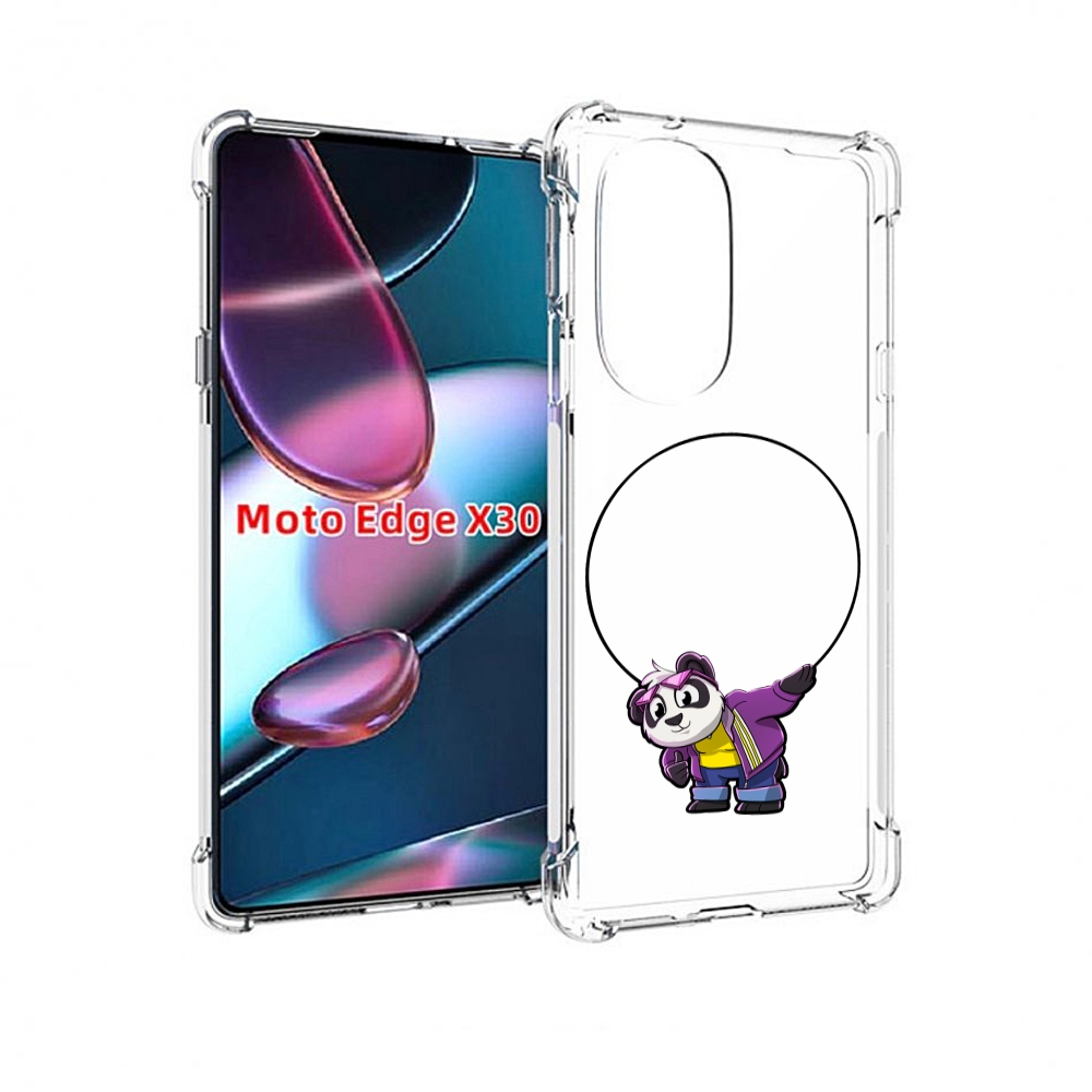 

Чехол MyPads панда-с-обручем для Motorola Moto Edge X30, Прозрачный, Tocco