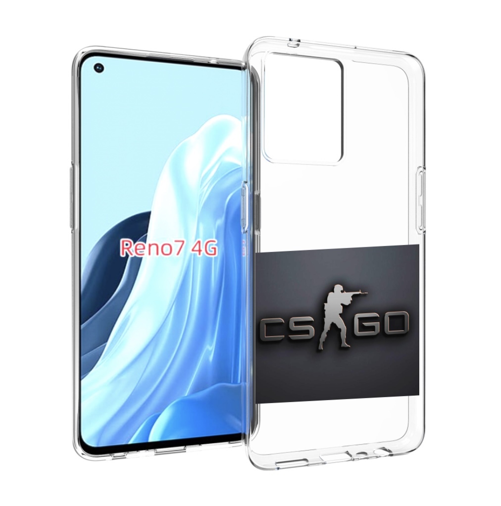 

Чехол MyPads CS go логотип мужской для OPPO RENO 7 4G, Прозрачный, Tocco