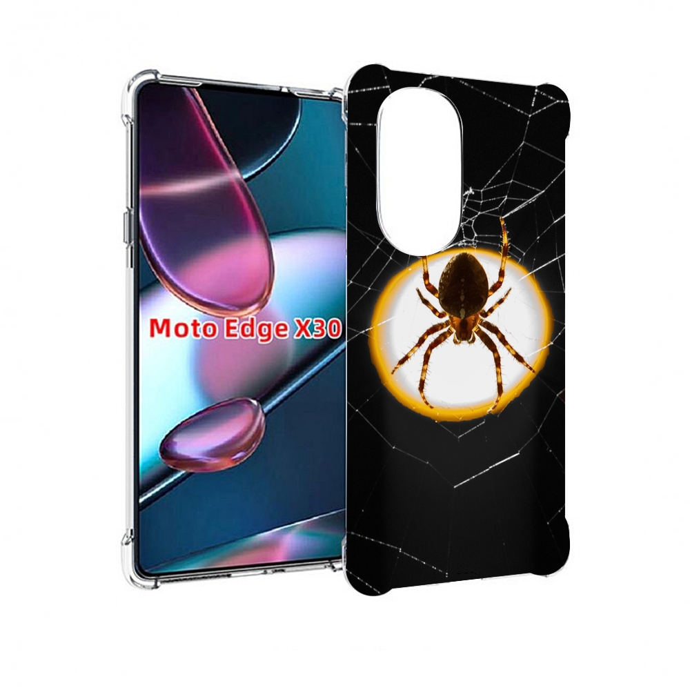 

Чехол MyPads паук-с-паутинкой для Motorola Moto Edge X30, Прозрачный, Tocco