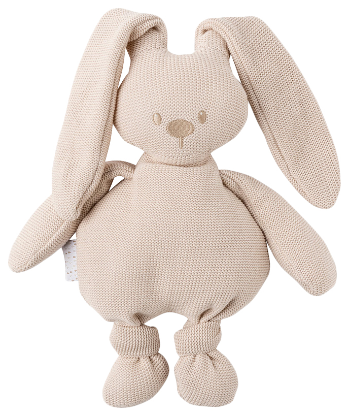 фото Игрушка мягкая nattou soft toy lapidou tricot кролик beige