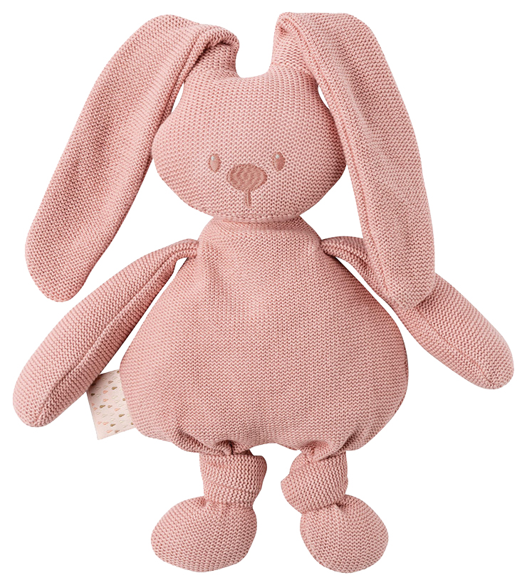 фото Игрушка мягкая nattou soft toy lapidou tricot кролик pink