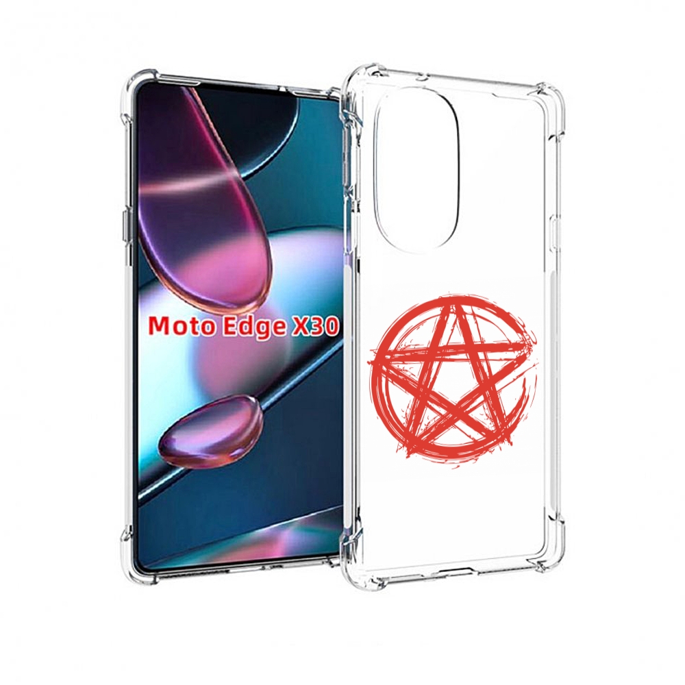 

Чехол MyPads пентаграмма для Motorola Moto Edge X30, Прозрачный, Tocco