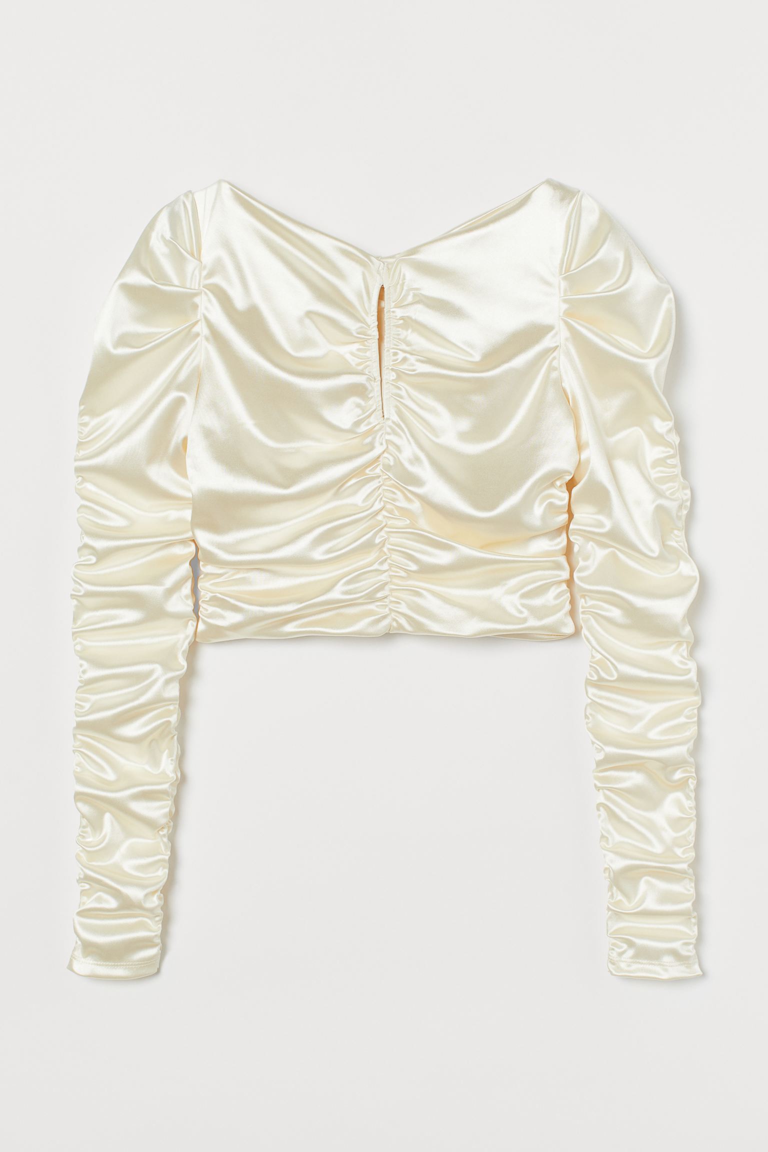 

Топ женский H&M 940708002 белый M, 9407080