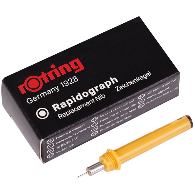 

Пишущий элемент для рапидографа Rotring 0,2мм, картон. упаковка
