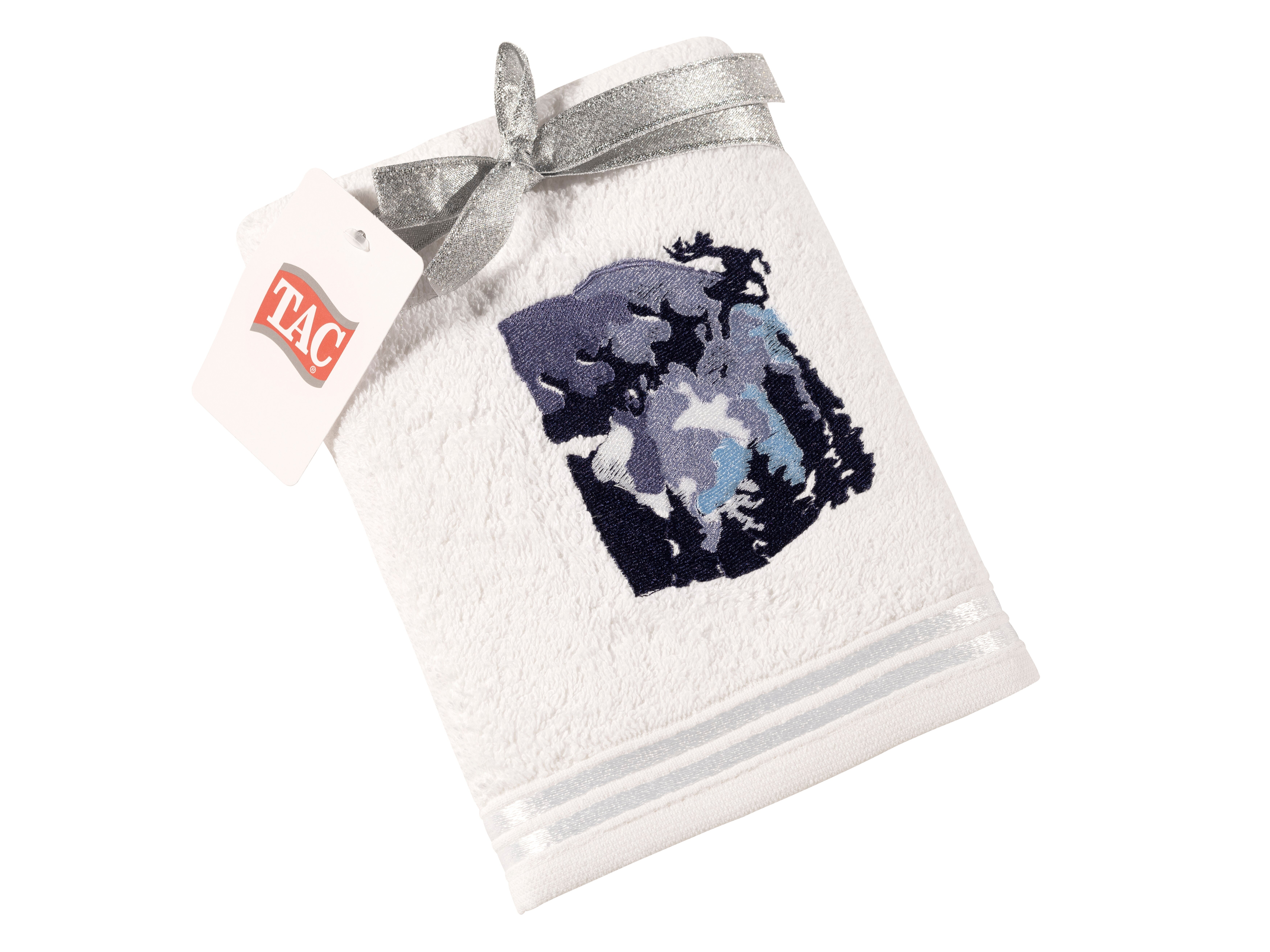 фото Подарочное полотенце tac, махровое, new year, 50*90, winter белое