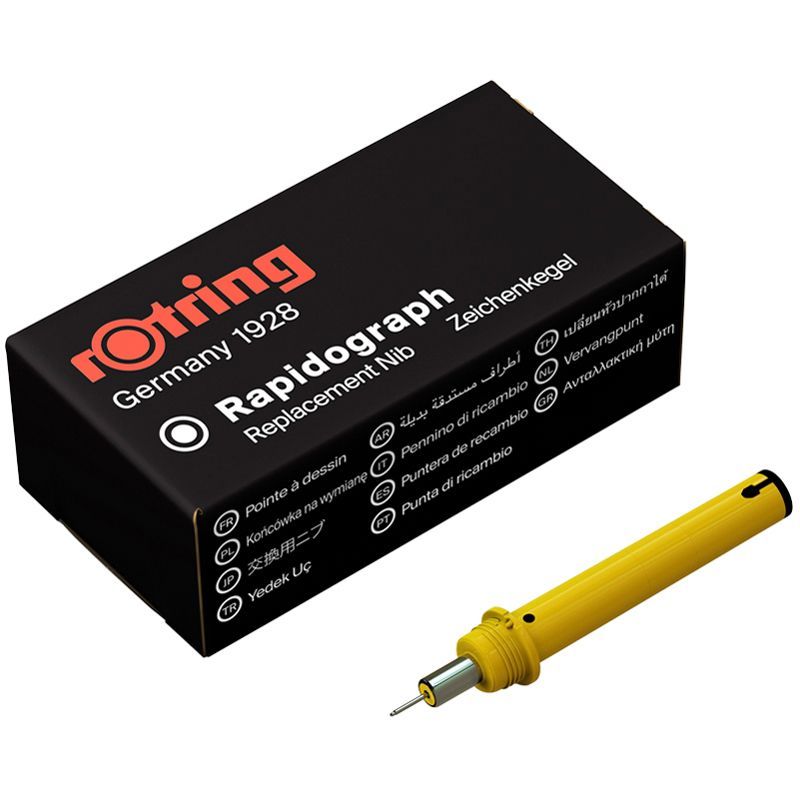 

Пишущий элемент для рапидографа Rotring 0,35мм, картон. упаковка