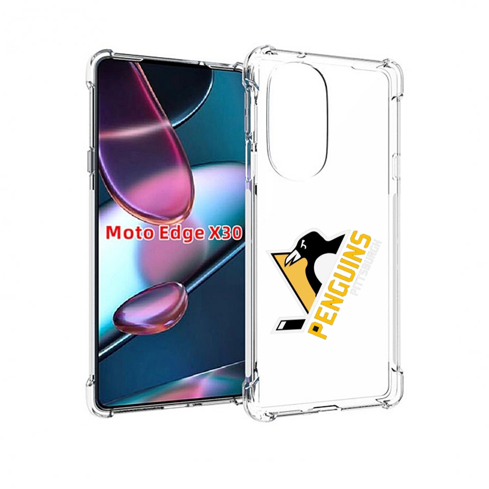 

Чехол MyPads питтсбург пингвинс для Motorola Moto Edge X30, Прозрачный, Tocco