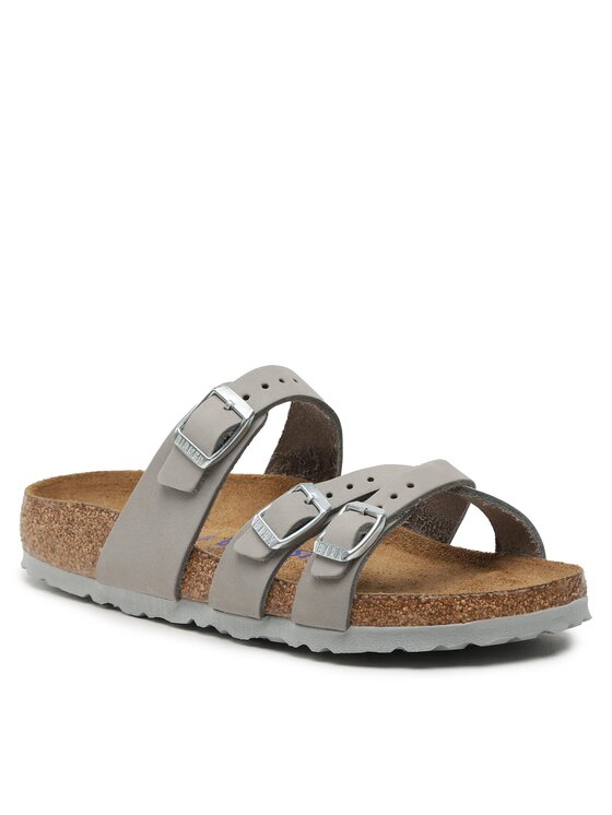 

Шлепанцы Franca 1023354 Birkenstock серый 39 EU, Franca 1023354