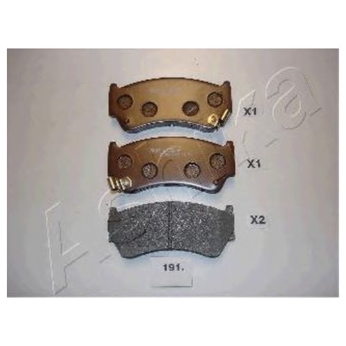 

Комплект передних тормозных колодок Ashika 5001191 для Nissan Almera I