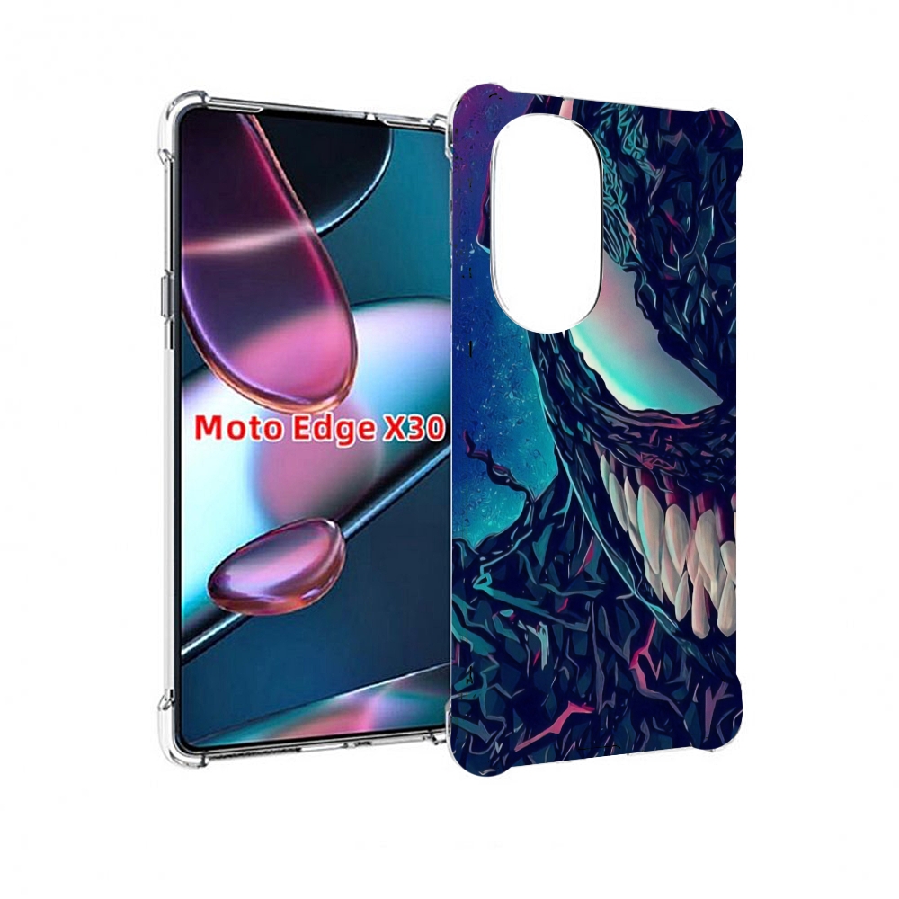 

Чехол MyPads полу веном для Motorola Moto Edge X30, Прозрачный, Tocco