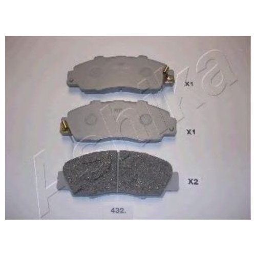 

Комплект передних тормозных колодок Ashika 5004432