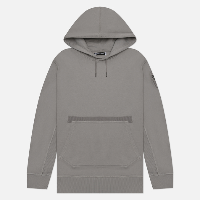 Мужская толстовка ST-95 Overdyed Globe Logo Hoodie серый, Размер XXL