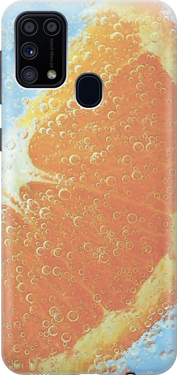 

Силиконовый чехол на Samsung Galaxy M31 с принтом "Долька апельсина", 7359