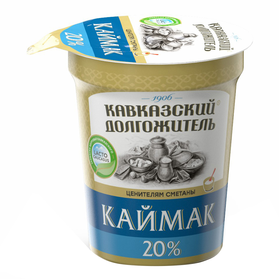 Каймак Кавказский долгожитель 20 БЗМЖ 350 г 165₽