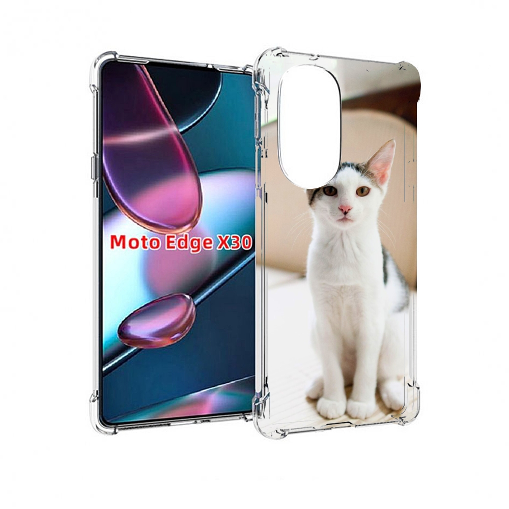 Чехол MyPads порода кошка эгеи?ская для Motorola Moto Edge X30