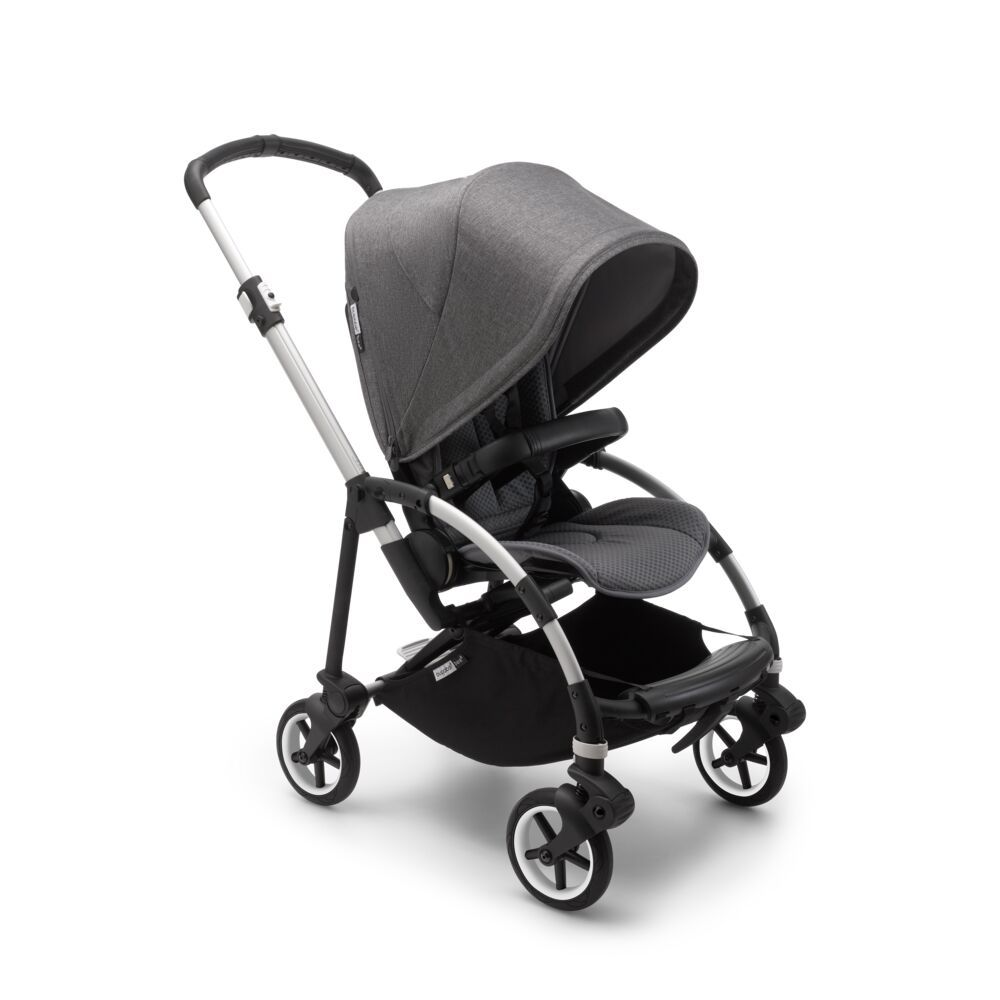 Коляска прогулочная Bugaboo Bee6 Complete ALU/GREY MELANGE 500304GM01 прогулочная коляска bugaboo bee 6 complete