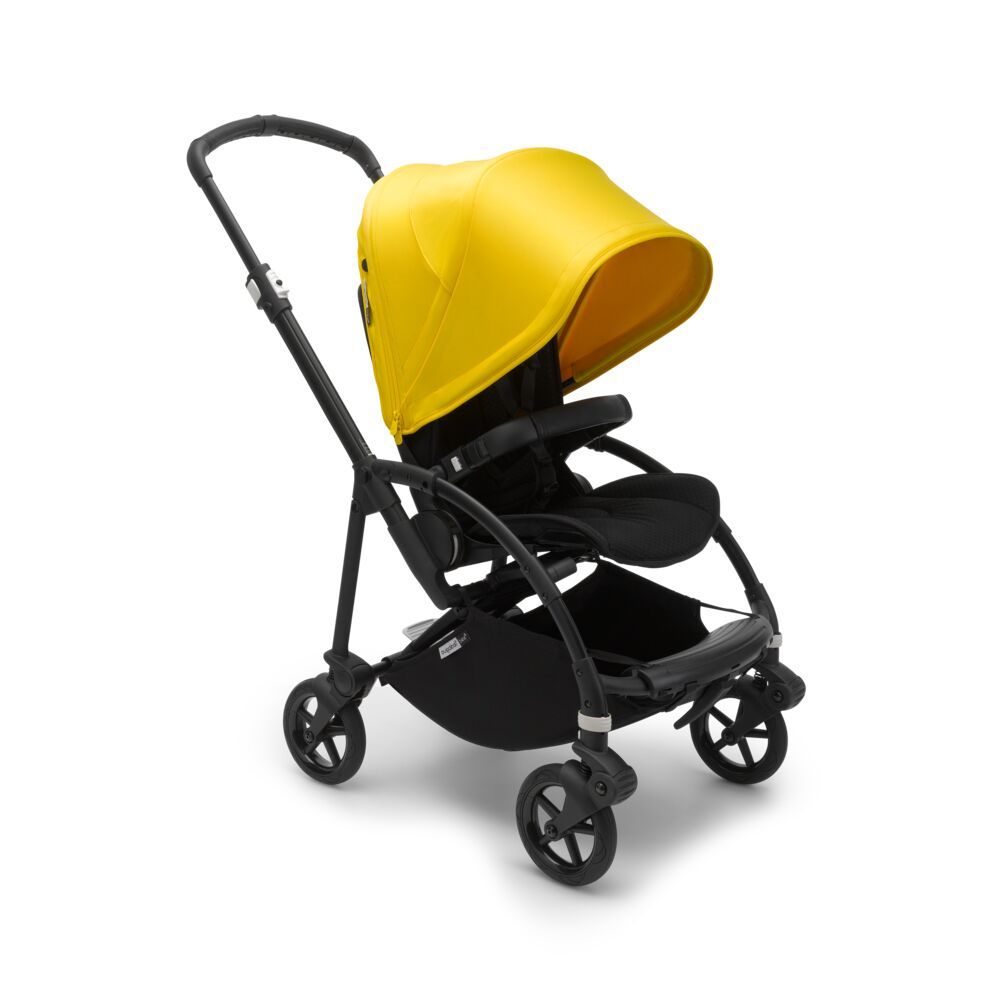 фото Коляска прогулочная bugaboo bee6 complete black/black-lemon yellow 500304lm01