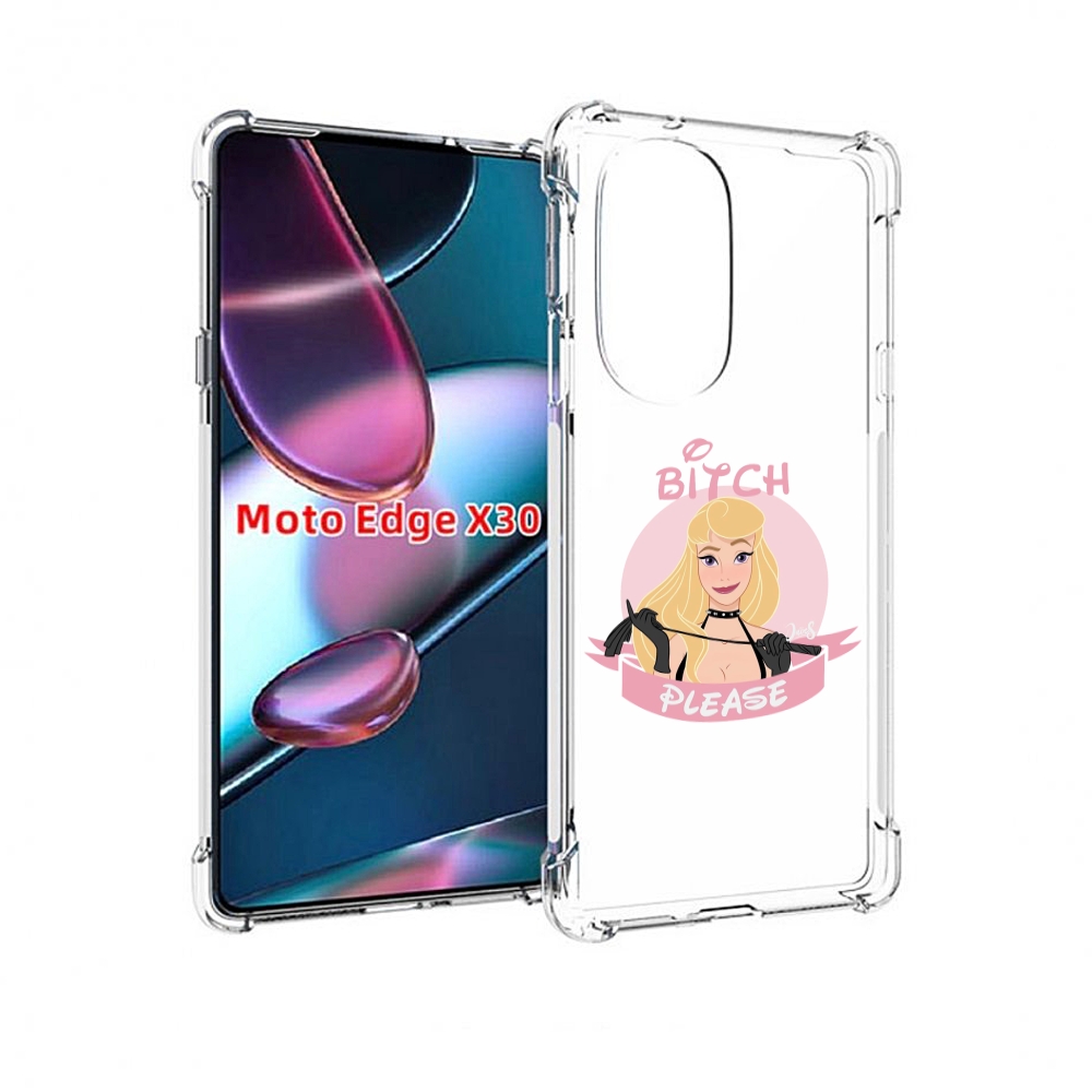 

Чехол MyPads принцесса-аврора женский для Motorola Moto Edge X30, Прозрачный, Tocco