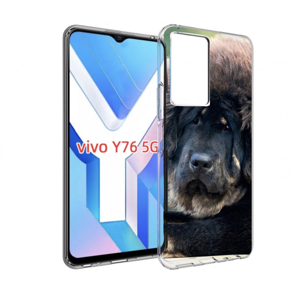 

Чехол MyPads тибетскии мастиф для Vivo Y76 5G, Прозрачный, Tocco