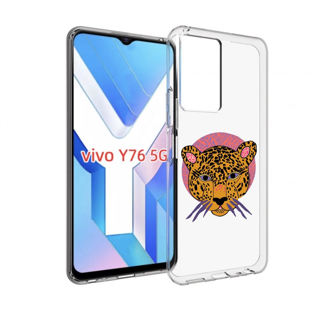 

Чехол MyPads тигр-в-кругу для Vivo Y76 5G, Прозрачный, Tocco