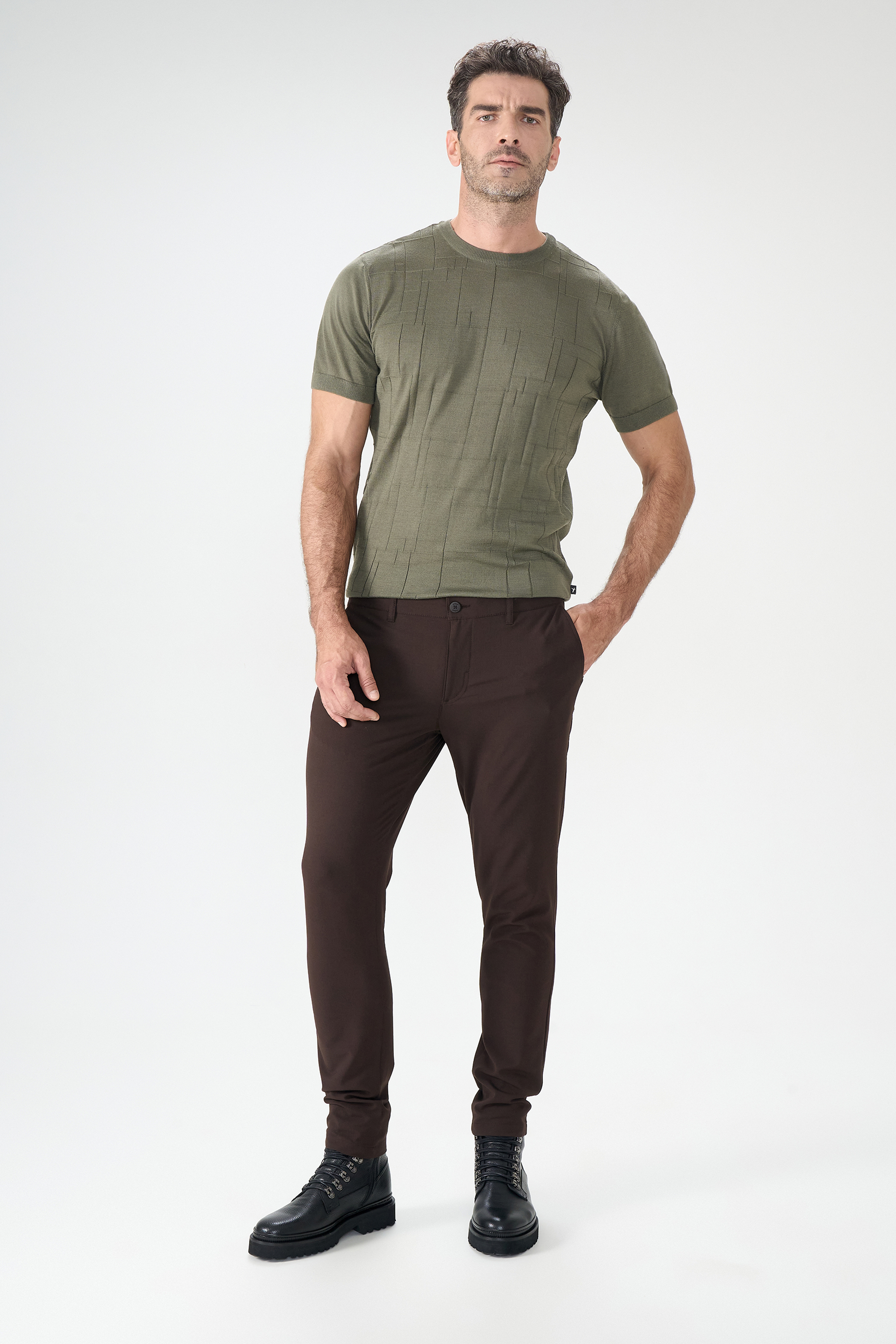

Брюки мужские Cacharel G051SZ0780CESAR коричневые 30, Коричневый, G051SZ0780CESAR